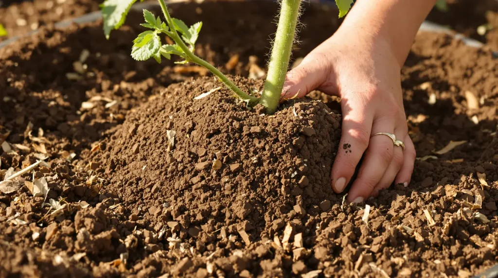Tomates qui pourrissent au pied : cette minuscule zone de la tige que 90 % des jardiniers enfouissent sans le savoir